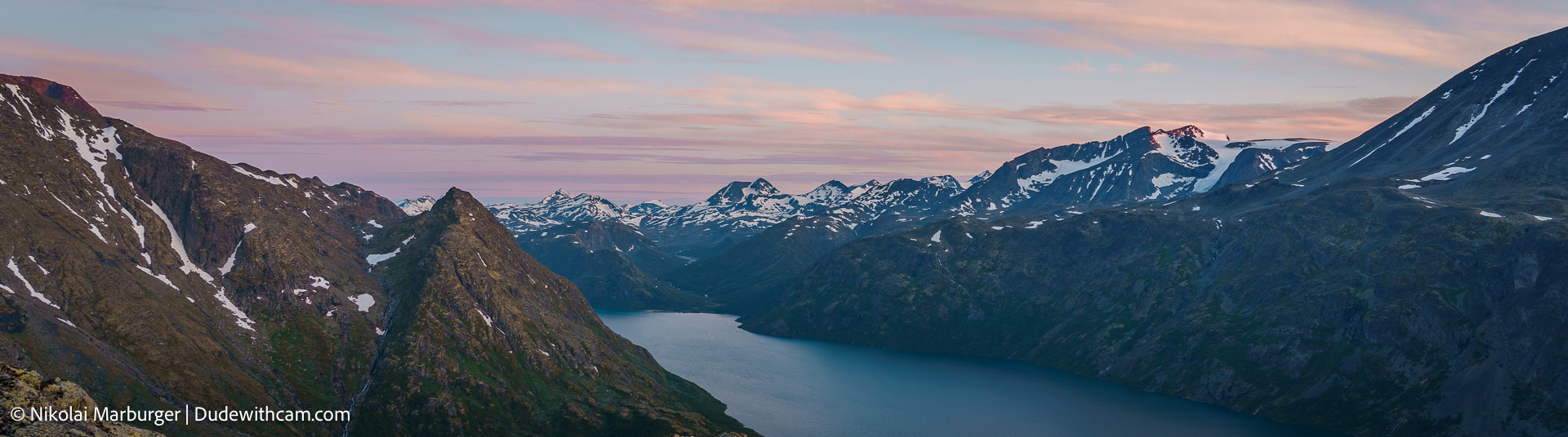 The view from the top of the Tarløysa hike.